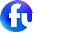 Fugu Casino logotips ar baltu uzrakstu